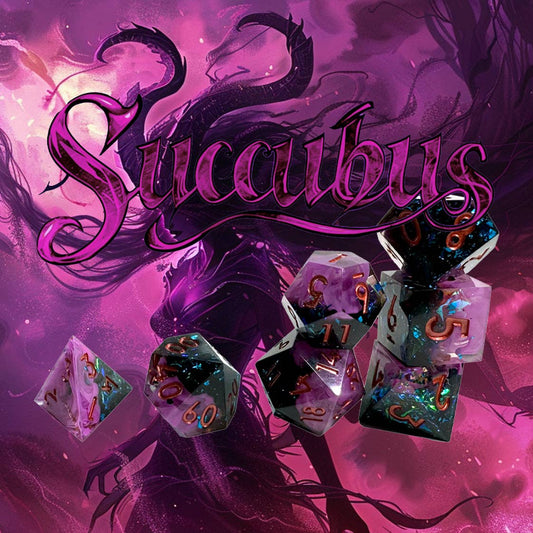 Mimic Dice: Succubus - 7-Piece RPG Dice Set