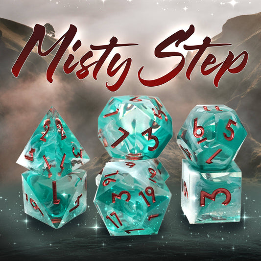 Mimic Dice: Misty Step - 7-Piece RPG Dice Set