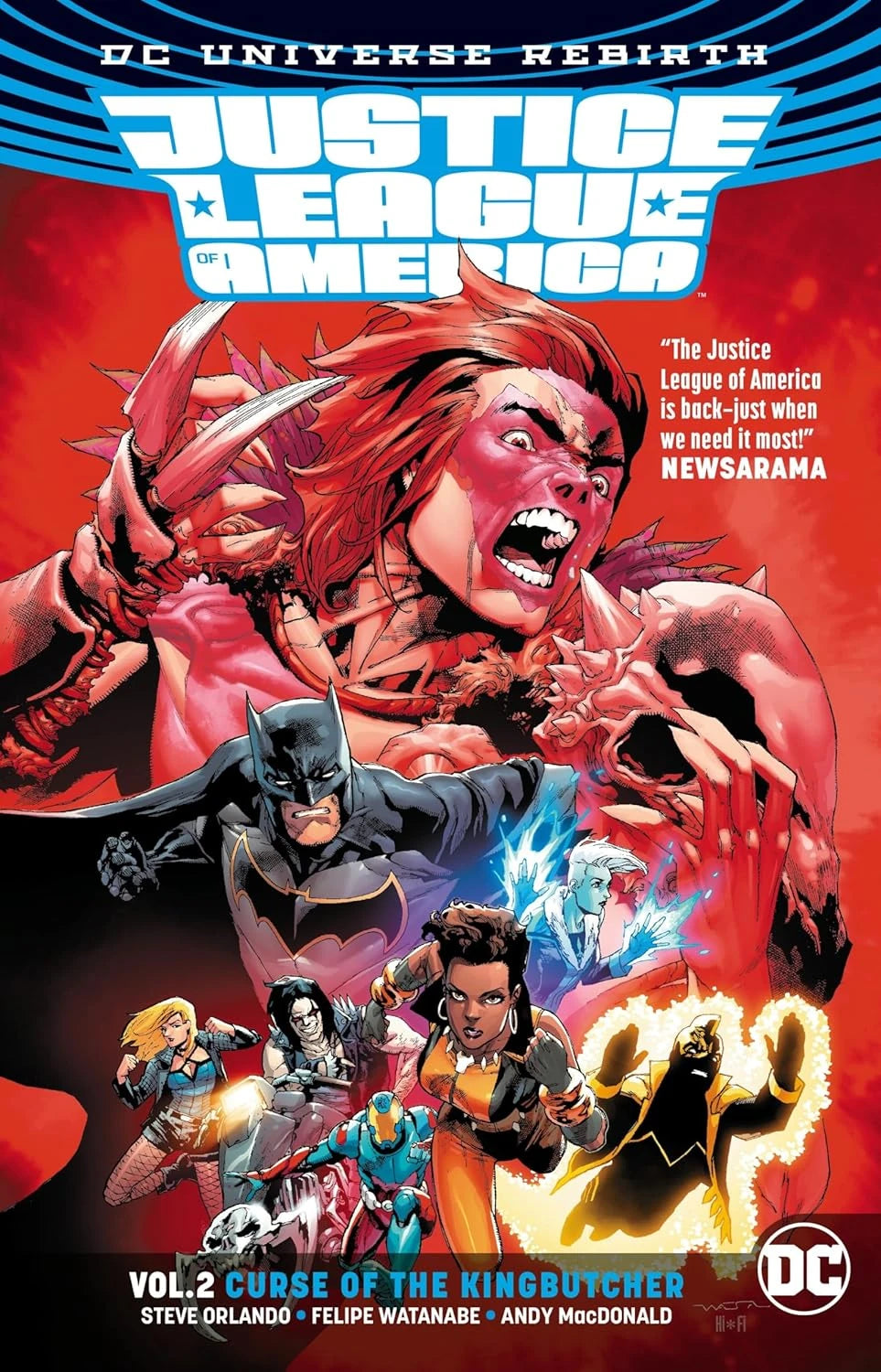 DC Justice League of America Curse of the King butcher Vol.2