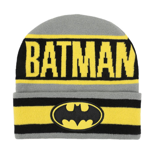 Batman Logo Gray Cuff Beanie