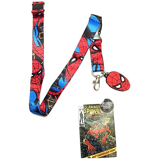 Spider-Man Wall Crawler 22" Lanyard With ID Sleeve